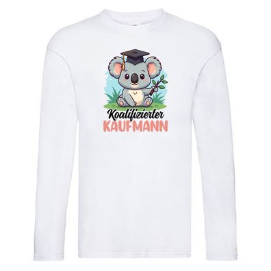 Koalifizierter Kaufmann Kaufmänner Long Sleeve Weiß