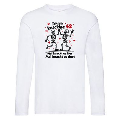 42. Geburtstag | Knackige 42 | Ich bin alt v2 Long Sleeve Weiß
