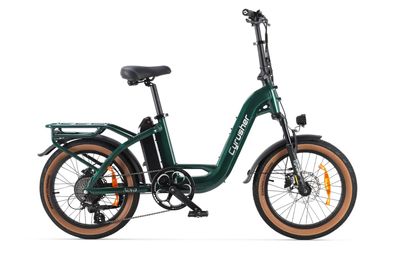 E-Bike mit tiefem Einstieg Elektrofahrrad mit 20 Zoll breiten Reifen 36V 15Ah Akku