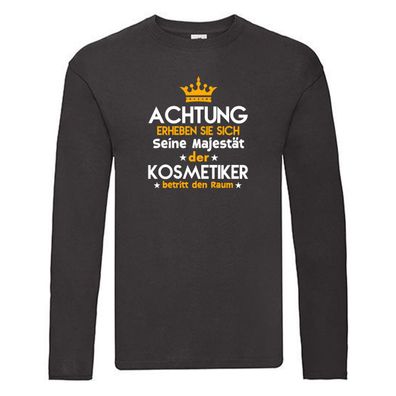 Erheben Sie sich: Kosmetiker | Kosmetik Long Sleeve Schwarz