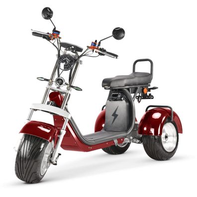 E-Dreirad Motorrad Elektro-Trike 4000W 60V 20Ah für Langstrecken und schwere Lasten