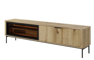 TV-Board Wilson E mit LED-Beleuchtung aus Evoke Eiche – Modern & Stylisch