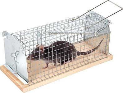 Rattenfalle Lebendfalle Ratten & Mäuse Robuste Mausefalle lebend Schädlingsbekämpfung