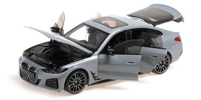 BMW Miniatur i4 M50 grey metallic 1:18