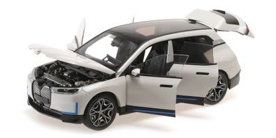 BMW Miniatur iX weiß 1:18