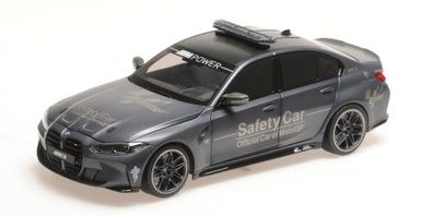 BMW Miniatur M3 Safety Car grau 1:18