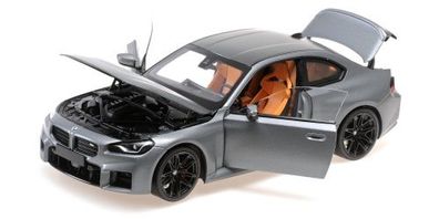 BMW Miniatur M2 Coupe G87 1:18 matt grey
