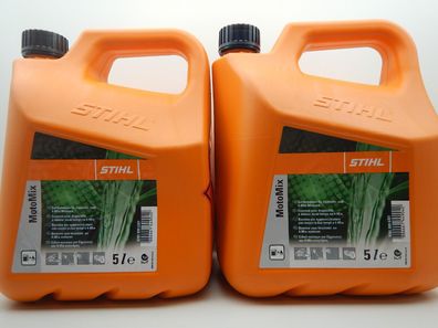 2x Stihl Motomix 5 Liter 0781 999 6301 Vorgemischter Kraftstoff Gerätebenzin