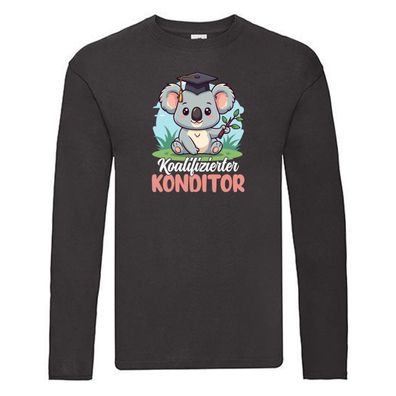 Koalifizierter Konditor | Konditorei Long Sleeve Schwarz