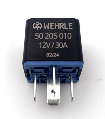 WEHRLE 50 205 010 Kraftstoffpumpe Relais 12V 12631714976