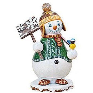 Hubrig Räuchermann Wichtel Schneemann Schneegestöber