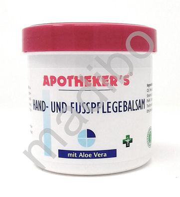 3,16 Euro pro 100ml Hand- und Fusspflegebalsam - Apotheker?s 250ml