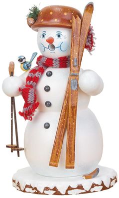 Hubrig Winterkinder Rauchmann Schneemann - 20 cm
