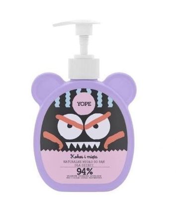 Yope Kinderhandseife, Kokosnuss & Minze, 94% Natuerlich, 400 ml