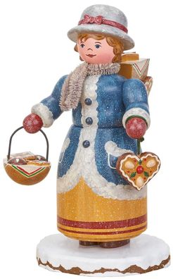 Hubrig Winterkinder Rauchmann Lebkuchenhändlerin - 20 cm