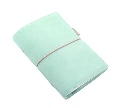 Filofax Domino Soft Personal A6 Planer Türkis Gummibandverschluß 23 mm Ringung 022579