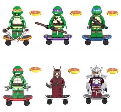 Ninja-Serie Bausteine Puppen Puppen Schildkröten Spielzeug