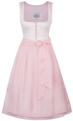 Dirndl Rehau 70cm Länge puderrosa