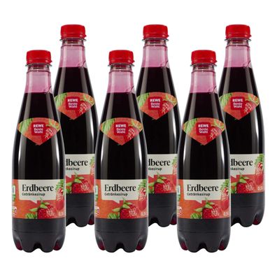 Beste Wahl Erdbeere Getränkesirup (6 x 0,5L)