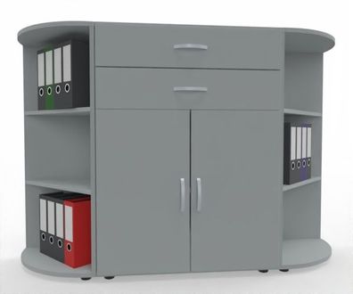 Sideboard SB4 Mega 3 Ordnerhöhen 160 cm breit Aktenschrank Büroschrank 3-teilig