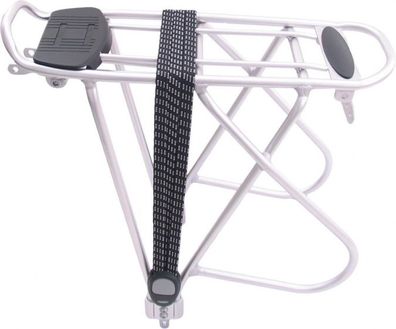 Gepäckträger Dl7A 26-28 Zoll Aluminium Silber