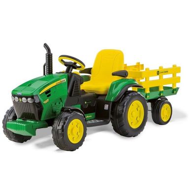 Peg Perego John Deere Ground Force Elektro Traktor mit Anhänger 12V