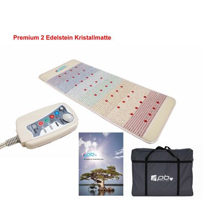 Kristallmatte Premium2 Edelsteinmatte pb EnergyMat Photon PEMF Magnet Infrarot Bio