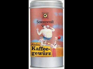 Sonnentor 3x Aladins Kaffeegewürz, Streudose 35g