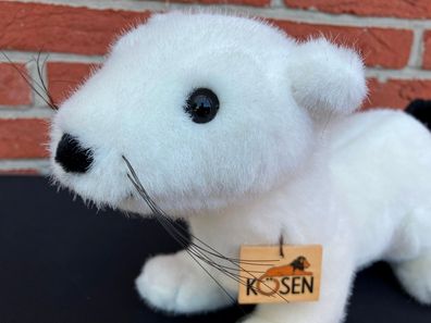 Kösen 2085 Hermelin Baby Jungtier Weiß Plüschtier Stofftier 45cm NEU!