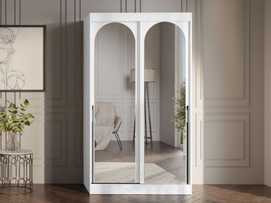 Kleiderschrank Modin Schiebetürenschrank Schlafzimmerschrank Garderobe Spiegel