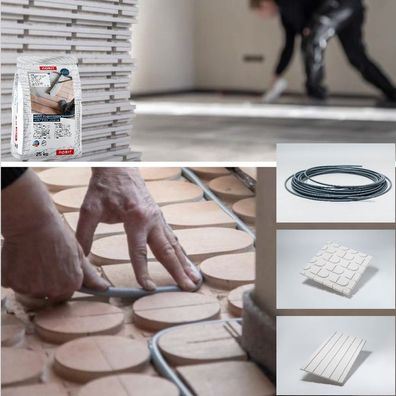 NORIT Fußbodenheizung Paket NORIT-TE 20 Therm GF 50 m&sup2; Gipsfaser Trockenbau