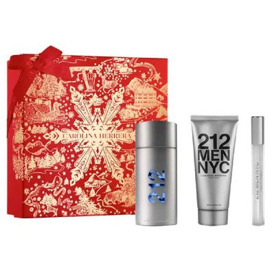 C. Herrera, 212 Men Edt Vapo 100 Ml + A/S Gel 100 Ml + Mini Vapo 10 Ml