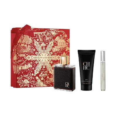 C. Herrera, Ch. Men Edt Vapo 100 Ml + A/S Balm 100 Ml + Edt Vapo 10 Ml