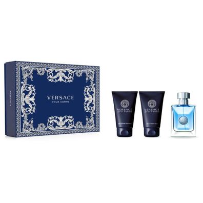 Versace Pour Homme Set Edt 50 Ml + Hair & Body Shampoo 50 Ml + After Shave Balm 50 Ml