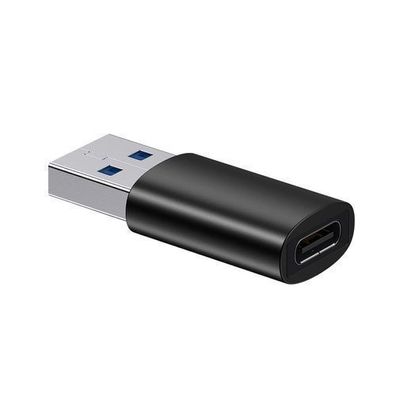 Baseus Ingenuity Serie Mini OTG Adapter USB 3.1 zu USB Typ C, Schwarz