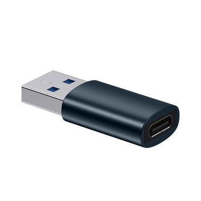 Baseus Ingenuity Serie Mini USB 3.1 OTG-Adapter auf USB-C, Blau