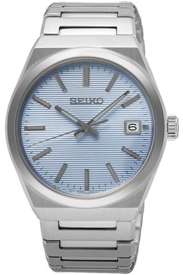Seiko Herren-Armbanduhr Edelstahl/Hellblau SUR599P1
