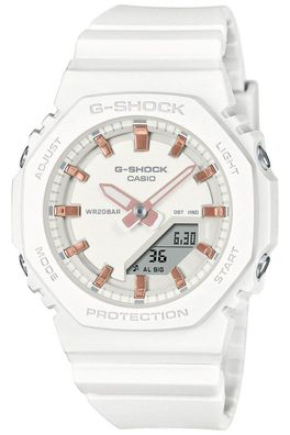 Casio G-Shock Classic Ana-Digi Damenuhr Weiß GMA-P2100M-7AER