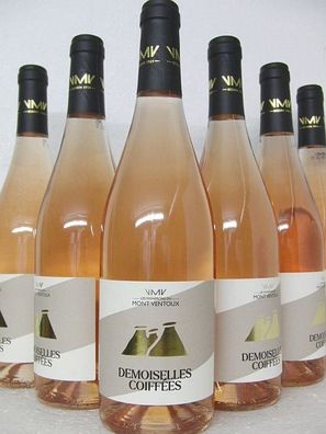 6 FL 2024 Demoiselles Coiffées Rosé trocken Ventoux AOC Südfrankreich -neuer Jahrgang