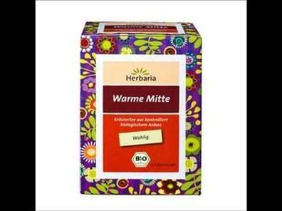 Herbaria 3x Warme Mitte Tee bio 15 FB 24g