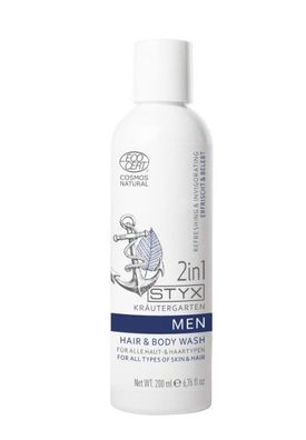 Styx Naturkosmetik -  MEN Hair & Body Wash Cosmos nat. - Kräuergarten - 200 ml 