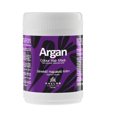 Kallos Argan-Haarmaske fuer coloriertes Haar, 1000ml