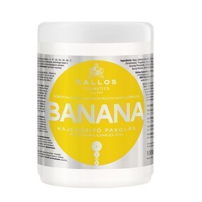 Kallos KJMN Bananen-Haarmaske, 1000 ml