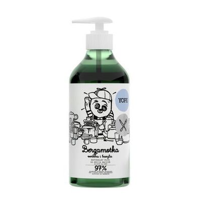 Yope Spuelmittel Verbene & Basilikum 750ml - Effektives Geschirrspuelen mit natuerl