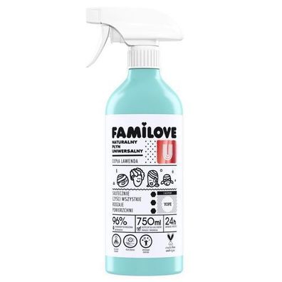 Yope Familove Natur Allzweckreiniger, 750ml - Vielseitiger Reiniger fuer Familien
