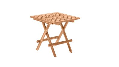 Beistelltisch Tisch Gartentisch 50x50 Teak