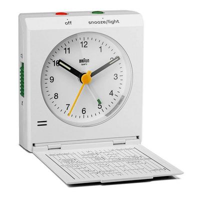 Braun - BC05W - Wecker - Quarz - Analog - weiß