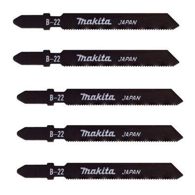 Makita Stichsägeblatt Sägeblatt B-22 75mm 24Z (5 Stück) für Stichsäge A-85737