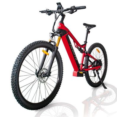 E-Mountainbike 29 Zoll, Motor, 70 km Reichweite, 150 kg Zuladung & All-Terrain