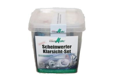 Colormatic Scheinwerfer Klarsicht Reinigungs PUTZ Reparatur SET KIT 31434326